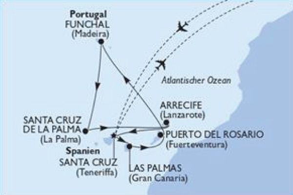 cruise route map